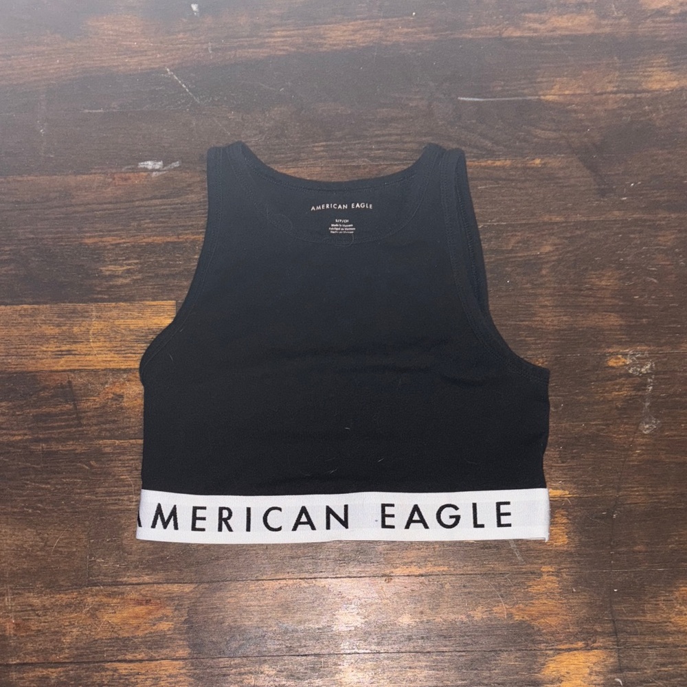 American Eagle Outfitters Black and White Sports Bra